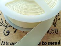 cream satin blanket binding ribbon 1 metre x 72mm single folded ribbon