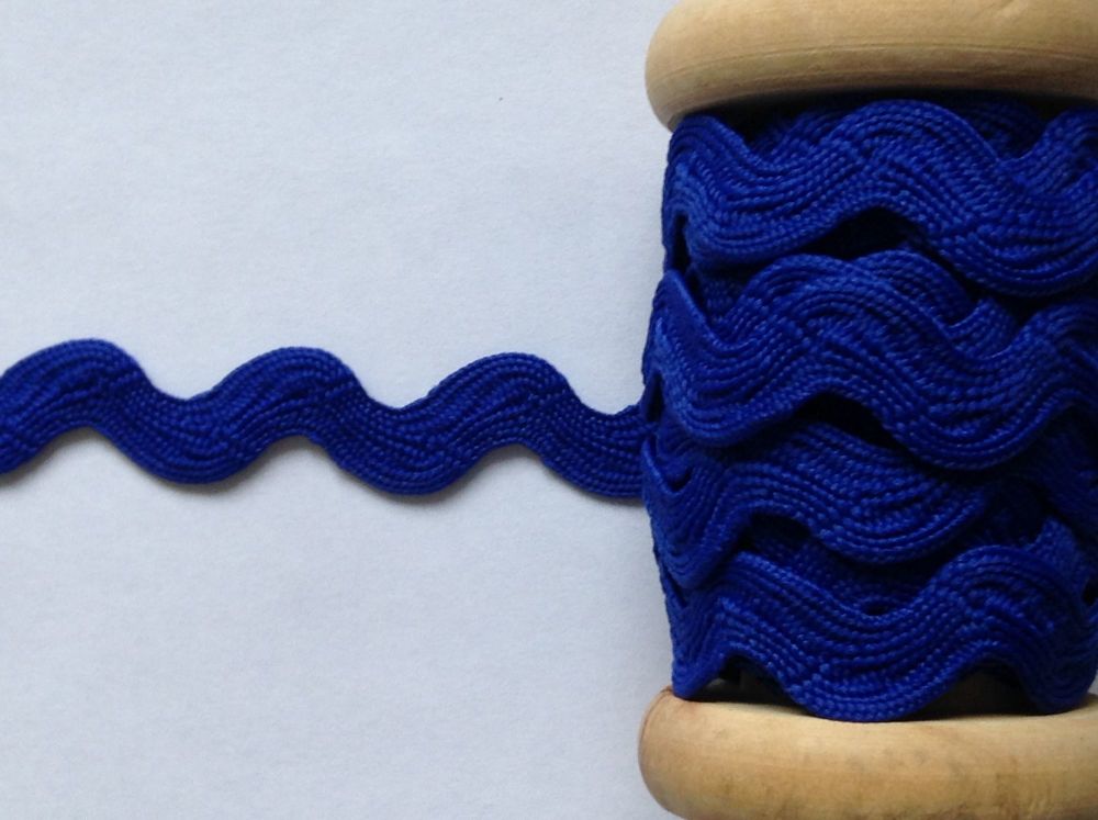Large Ric Rac Trimming Braid Royal Blue Sold By The Metre