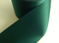 Dark Green Satin Ribbon 72mm Wide Blanket Binding