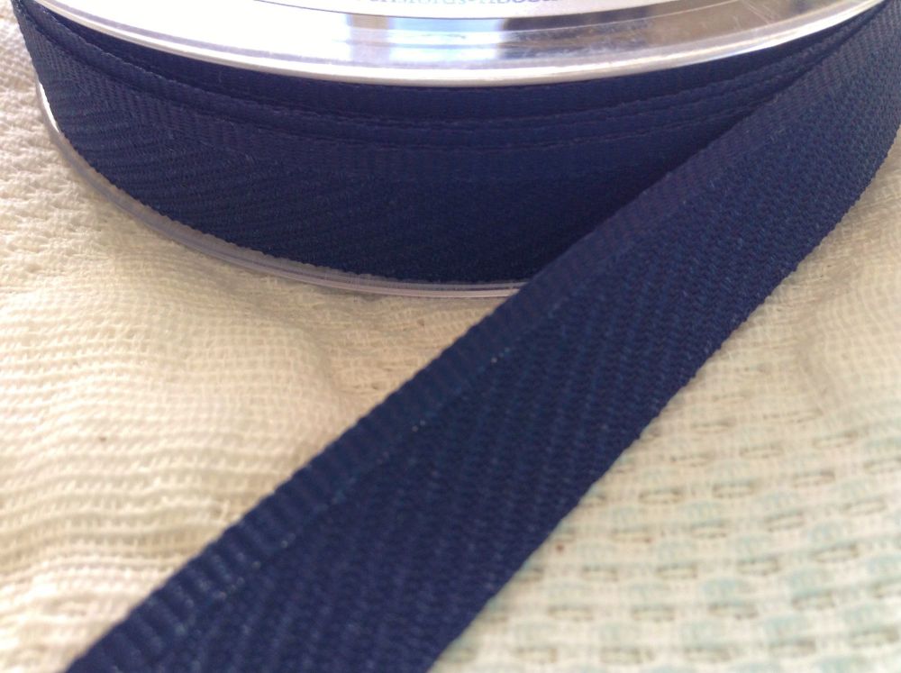 Dark Blue Kick Tape - Protective Fabric Hemming For Trousers Skirts