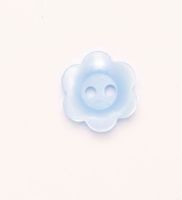 Blue Daisy Flower Buttons 10mm