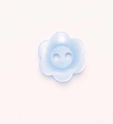Blue Daisy Flower Buttons 10mm