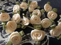 Cream Satin Roses