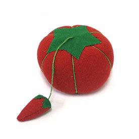 Small Red Tomato Pin Cushion