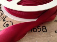 Satin Bias Ribbon Maroon Red Per Half Metre Length