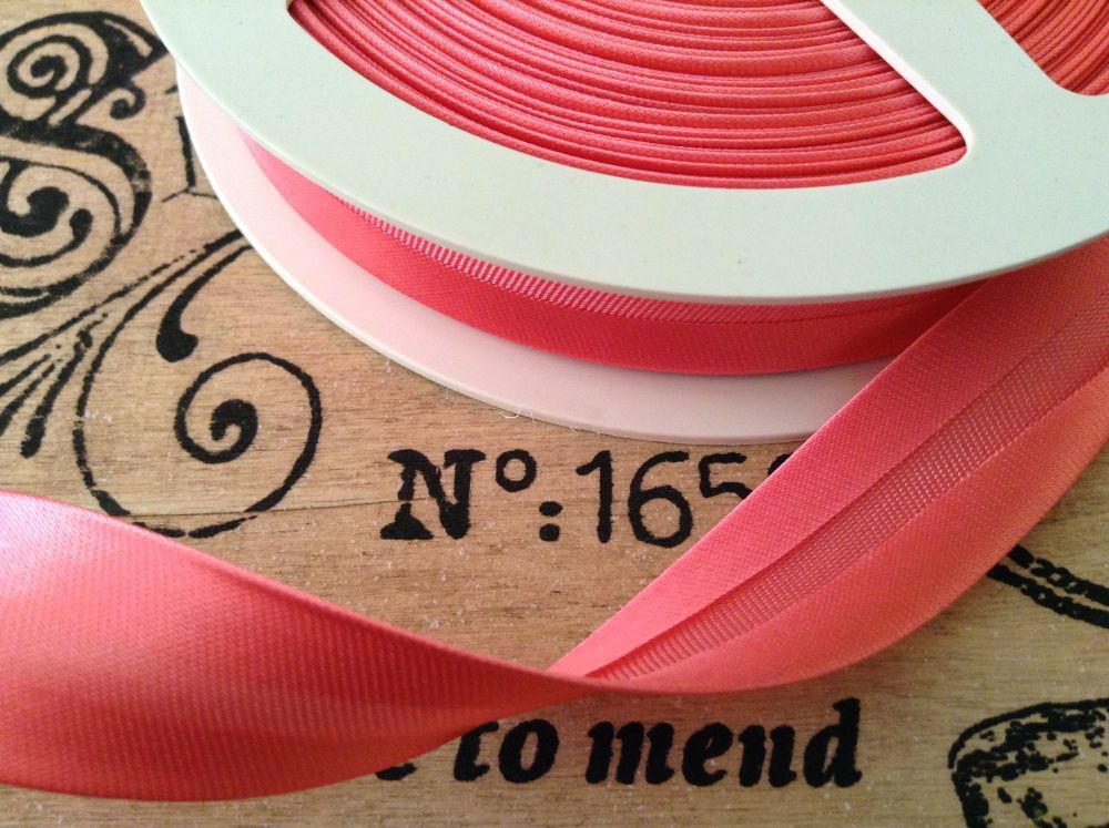 Pink Satin Sewing Tape - Fuschia