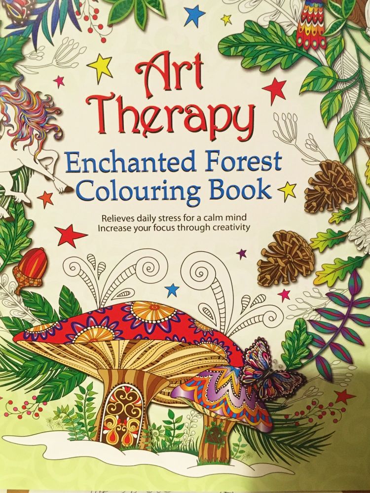 Art Therapy Colouring Book – Enchanted Forest