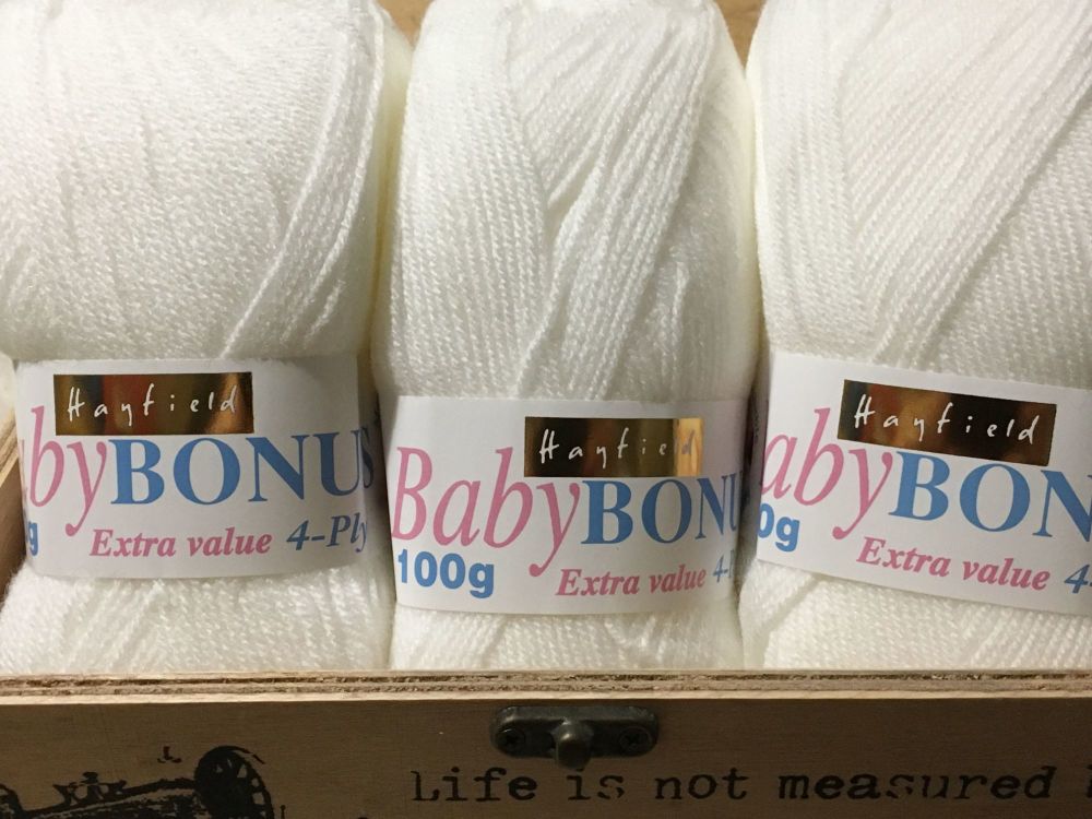 Sirdar Baby 4 Ply Wool – White 0856
