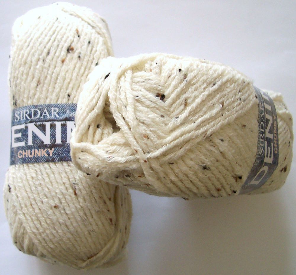 Sirdar Denim Chunky Knitting Wool - Starling 507