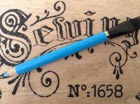 Blue Chalk Marking Pencil With Brush