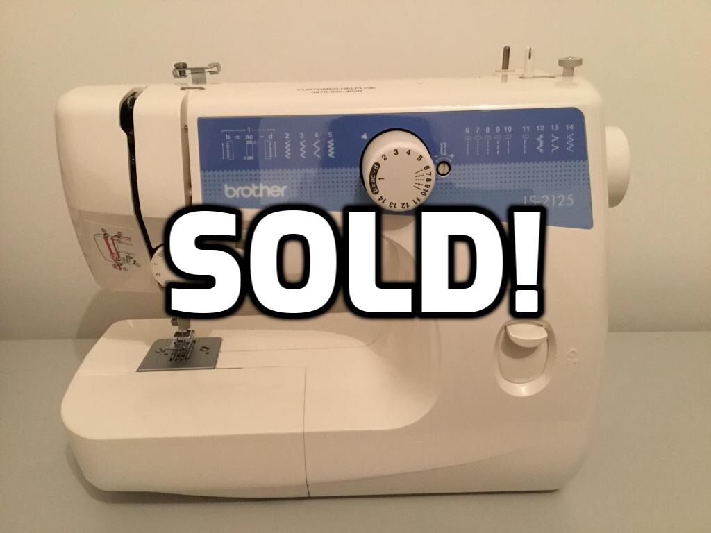 Brother LS-2125 sewing machine & accessories