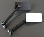 Mirrors Rectangular "I-Fone" - CNC Billet Black, Gold, Silver