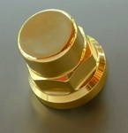 Cam Chain Adjuster Cover Polished Brass Billet