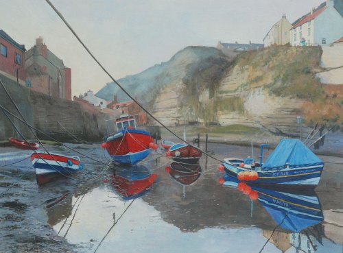 'Boats, Staithes Beck'