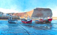 'Staithes, Low Tide.'