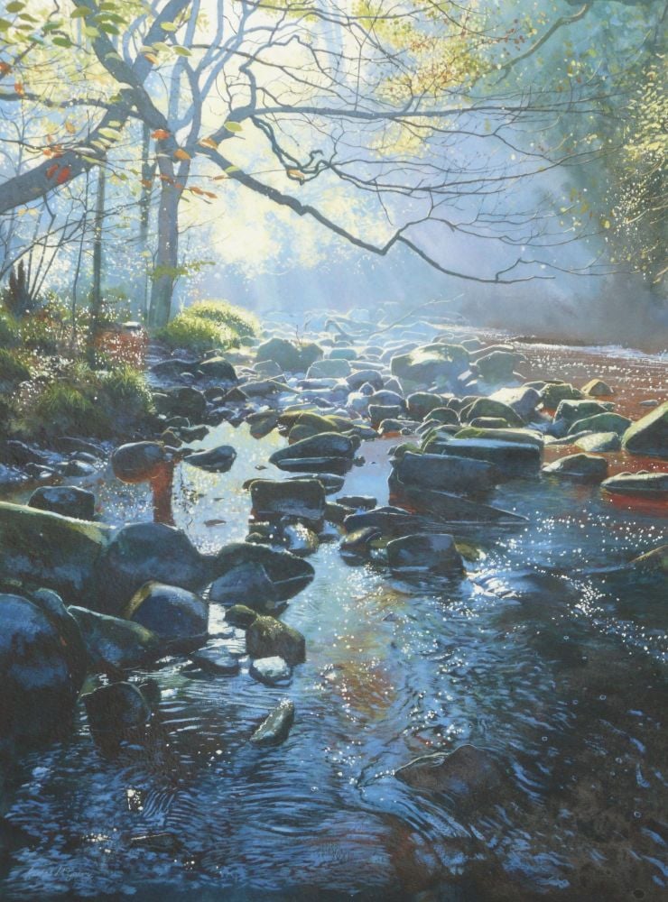 West Beck Autumn. 180 x 245mm