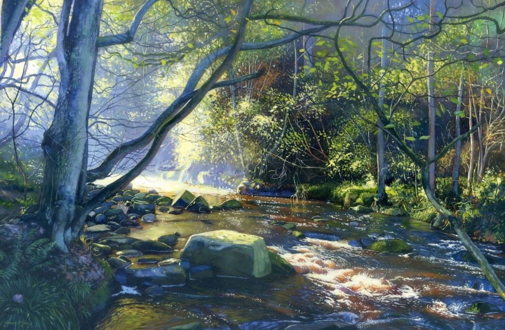 West Beck. 2019 Oil on board. 560mm x 360mm &pound;995