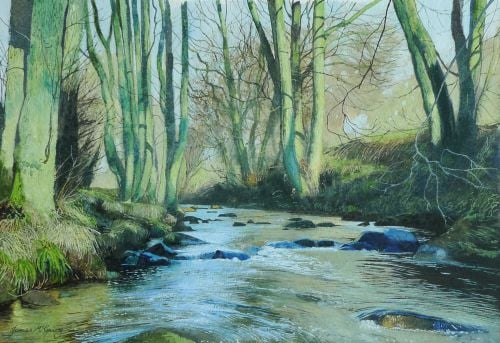 'Winter Light, River Rye.' SOLD