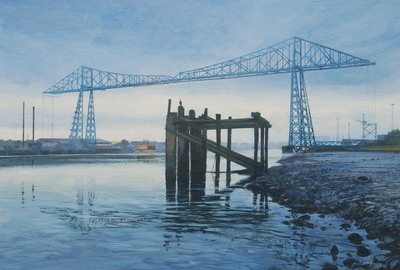 Transporter Bridge, August AM.