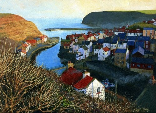 'Staithes from Cowbar'