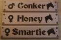Wooden Horse Name Plates (with gender and picture1)