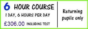 One week intensive driving courses Chard
