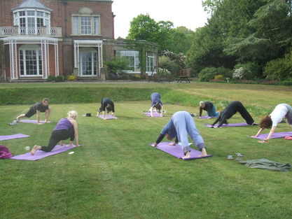 yoga on the lawn 2