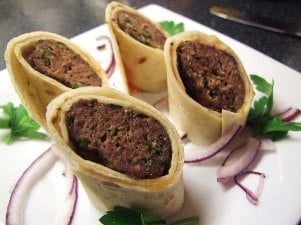 seekh kebab wrap