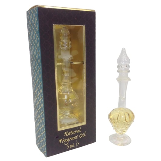 Natural fragrance oil in hand blown bottle  Honeysuckle  5ml 