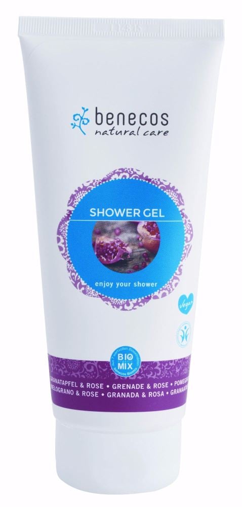 Shower Gel Pomegranate & Rose - 200ml - Benecos