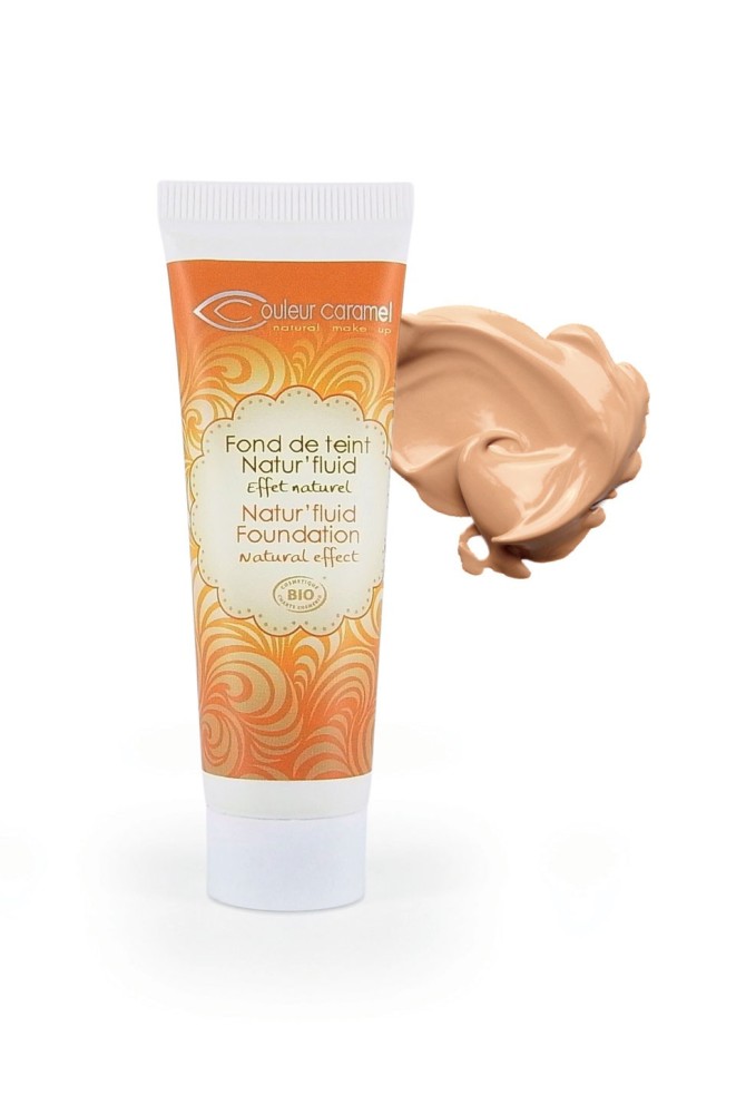 Foundation Natural Fluid  (14) Couleur Caramel - GOLDEN BEIGE