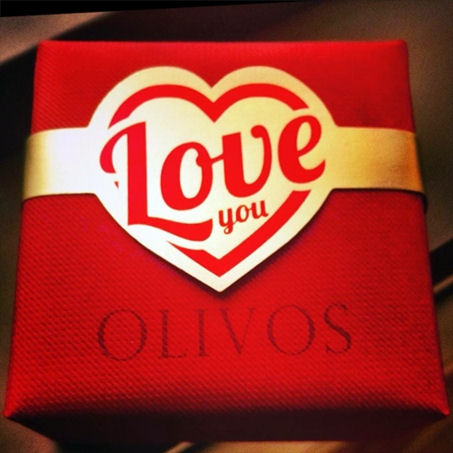 Soap from Olivos. Love you soap in gift box