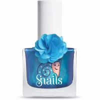 <!-- 008 -->LILY- BLUE Fleur Collection Snails Washable Polish 