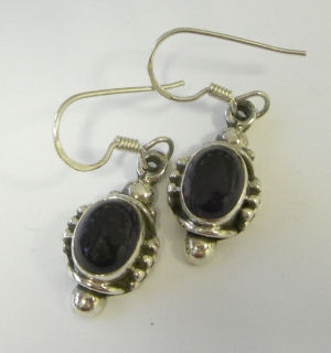 Amethyst Silver Earrings (AM01)