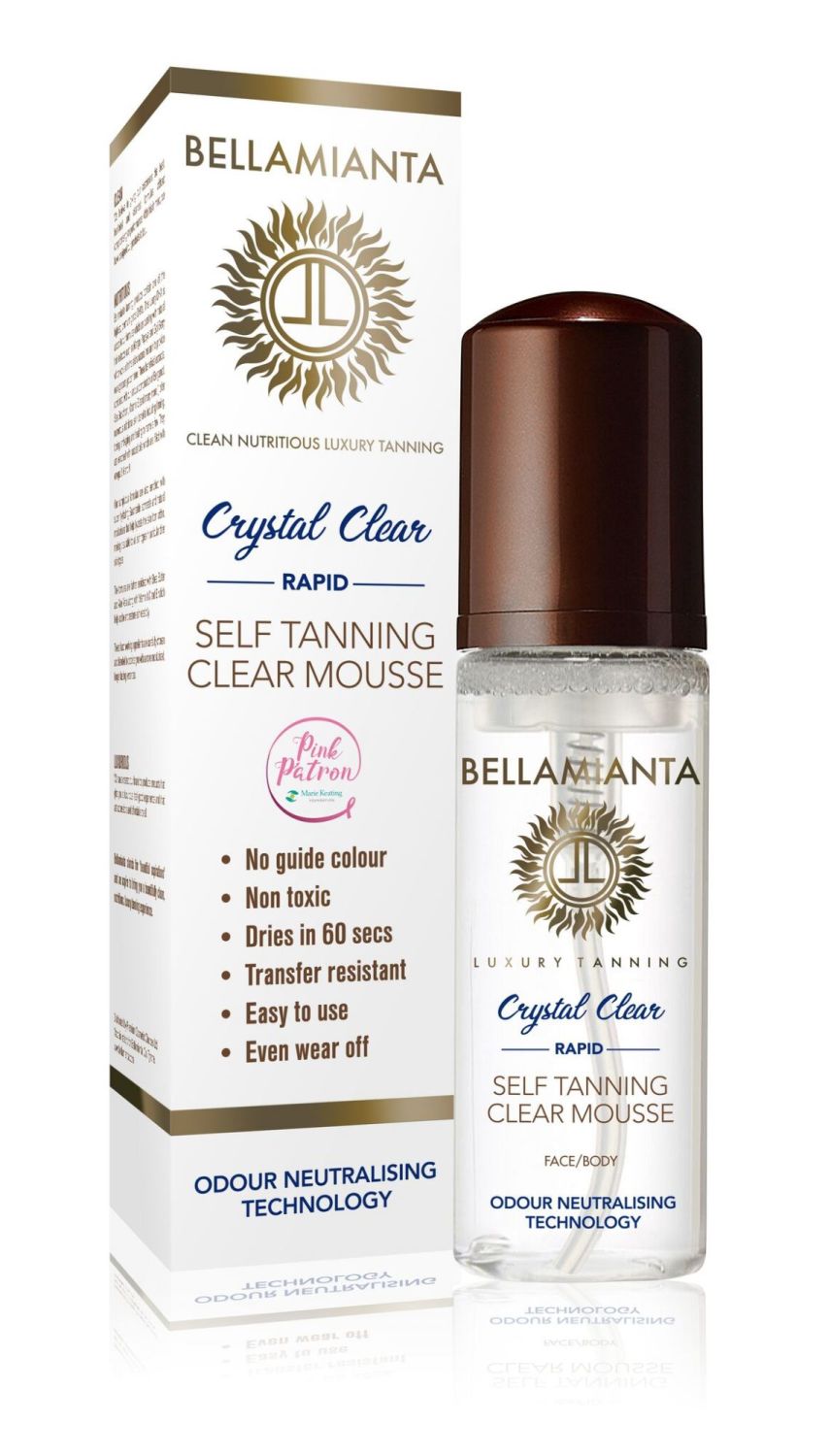 Crystal Clear Tanning Mousse - Bellamianta