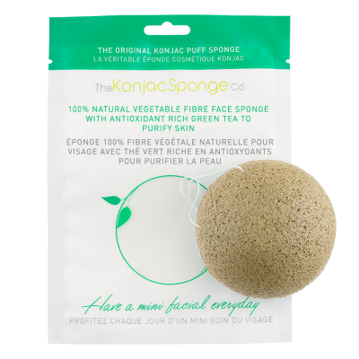 Konjac Facial Sponge - Sensitive Skin- Green Tea