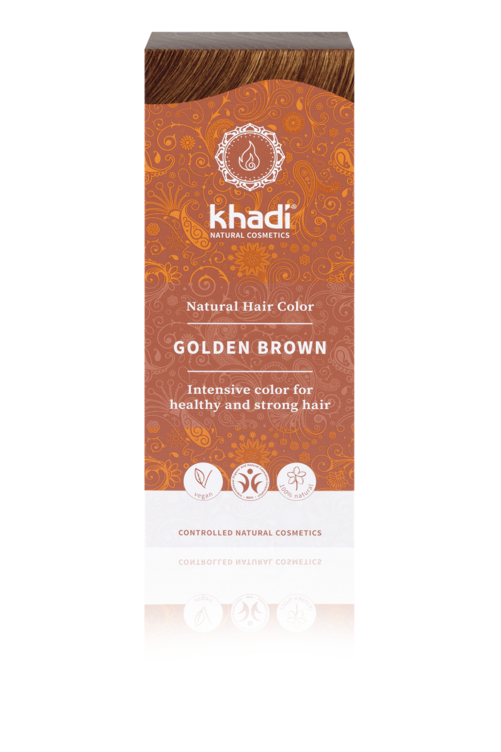 Herbal Hair Colour GOLDEN BROWN 100g  Khadi