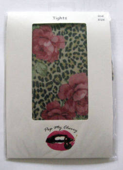 Leopard Print & Rose Pink Tights - Pop My Cherry