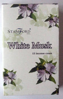 Stamford Incense Cones - White Musk - (15 Cones) 