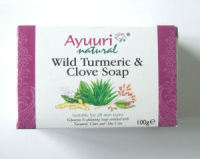 Wild Turmeric & Clove Ayuuri Soap 100g bar Ayurvedic (Turm1)