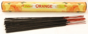 Orange Incense Sticks Tulasi  (20 sticks) 