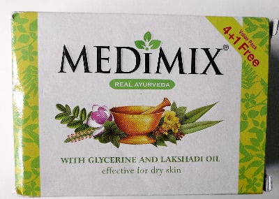 <!--0006-->Medimix Ayurveda Natural  Soap with Lakshadi Oil 125g  *NEW*