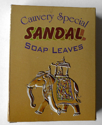 Soap Leaves - Sandal - Cauvery - box of 50