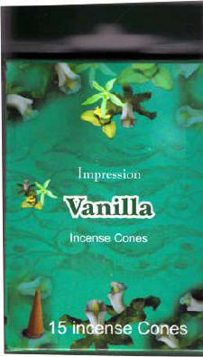 Incense Cones - Vanilla (15 Cones) 
