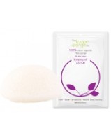 Konjac Facial Sponge - Cleanse & Stimulate - White Pure