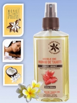 Skin/Hair care oil - in spray bottle - Hibiscus - 100 mls