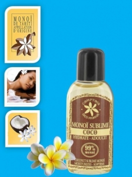 Monoï de Tahiti 99% skin/hair conditioning oil Coconut - 25ml