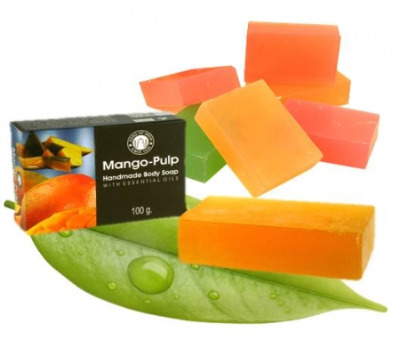 Mango Pulp with Essential Oils - Herbal Soap