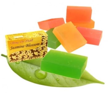 Jasmine Blossom with Essential Oils - Herbal Soap