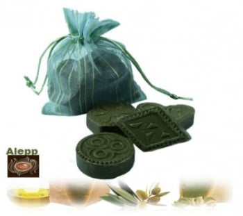 Aleppo Herbal Soap Olive Oil & 12% 4 x 30g - Frankincense